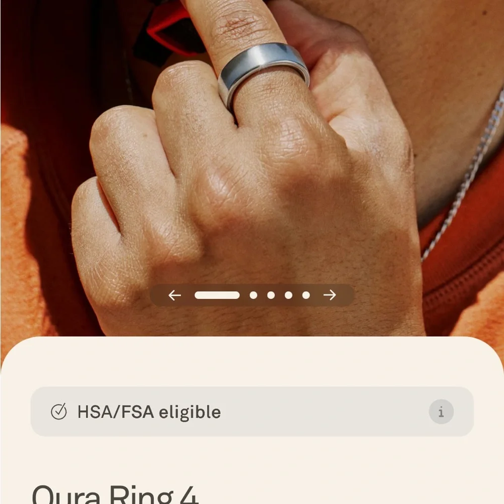 Oura Health Ring - Silver BRAND NEW IN BOX